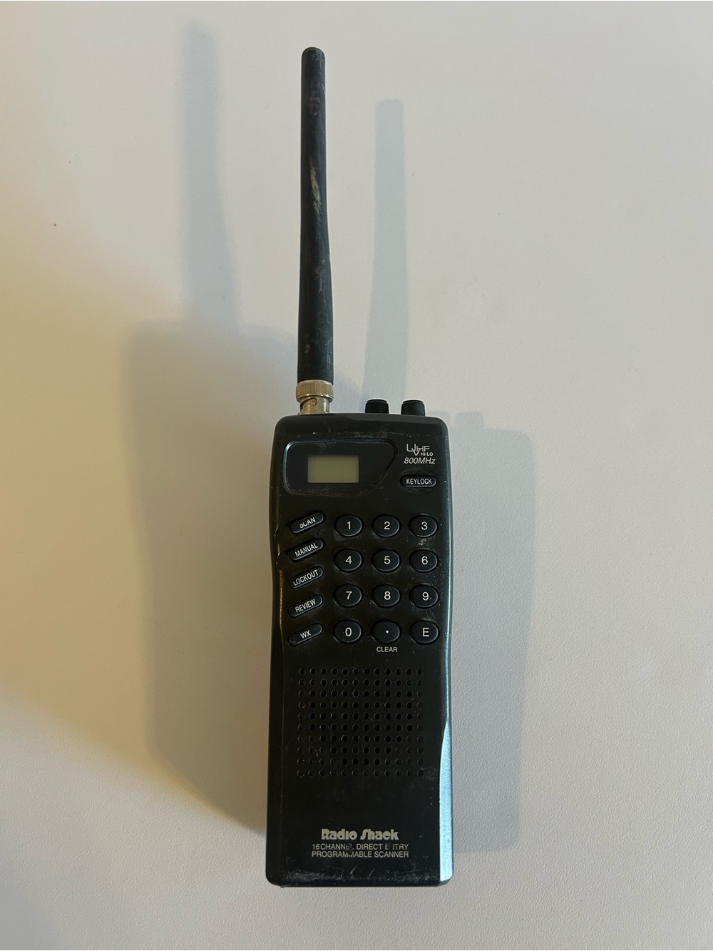 Radio Shack Scanning Receiver PRO-24 16 Channel Portable Scanner Untested